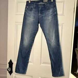 AG Adriano Goldschmied Tellis Modern Slim Jeans Mens Blue Denim 360 Japan 30x32